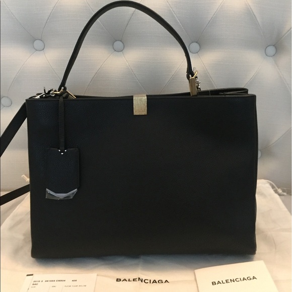 AUTH NWT Balenciaga Le Dix Cabas Tote/Shoulder - Picture 2 of 8