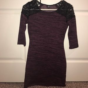 Black and dark purple dress/shirt
