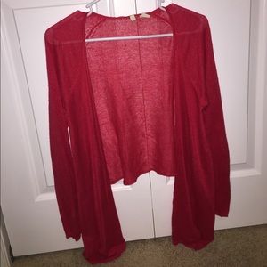 Moth Red cardigan