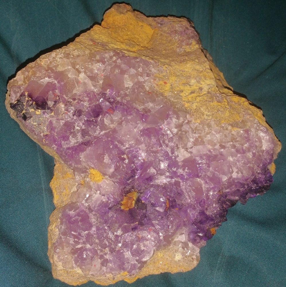 2.5 pound amethyst stone.