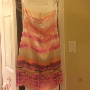 Strapless Banana Republic dress