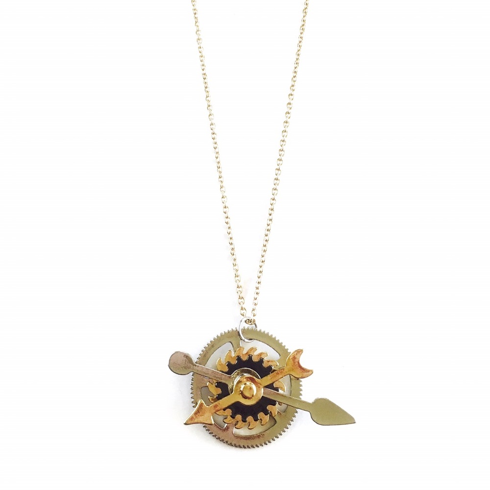 Naked Clock Necklace Set