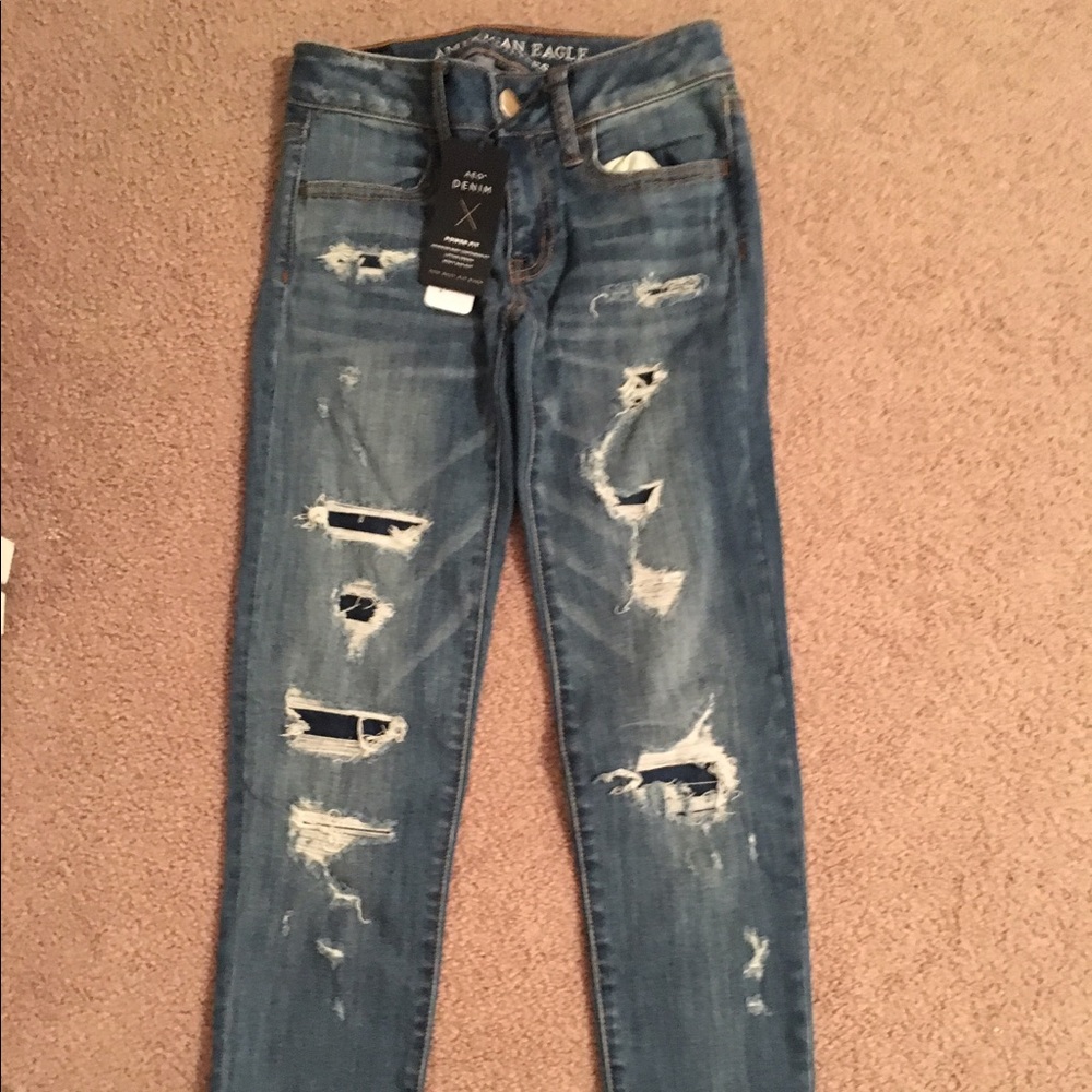 American Eagle Ripped Jeggings