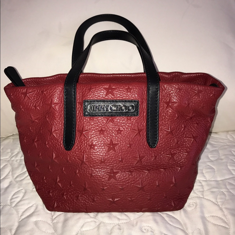 🚫SOLD❗️Jimmy Choo Red Leather Star Mini Bag