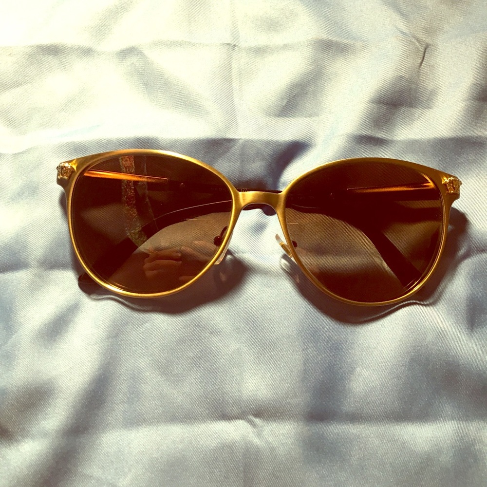 Versace Gold Sunglasses