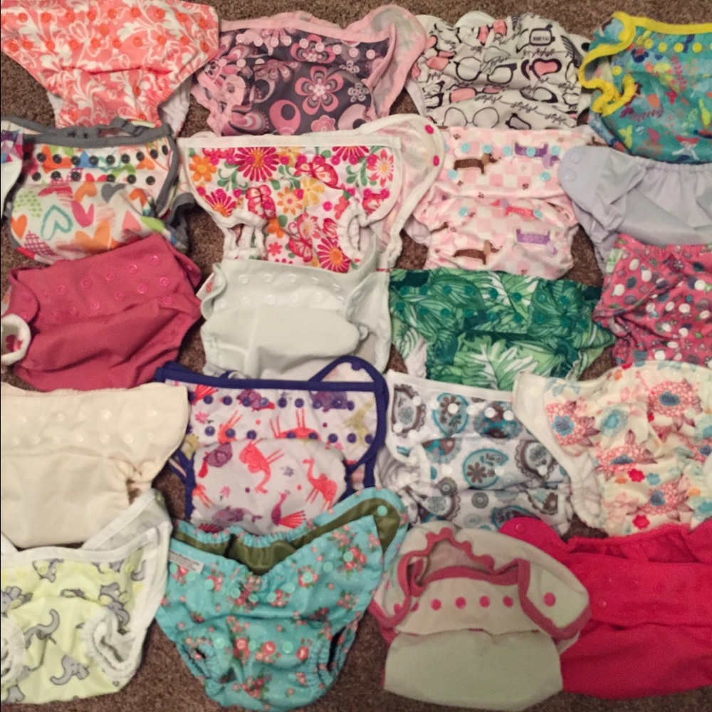 Cloth Diapers - 28 total
