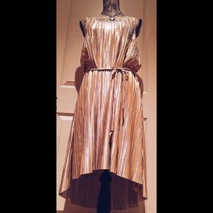 Gold Leaf "Flapper" Style Sleeveless Dress