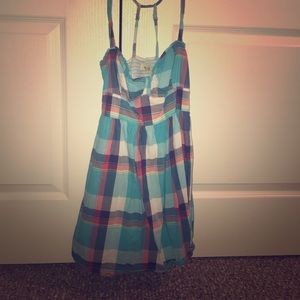 Hollister plaid summer dress