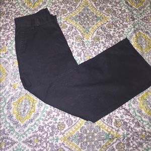 Men's Bootcut Dark Gray Dress Pants