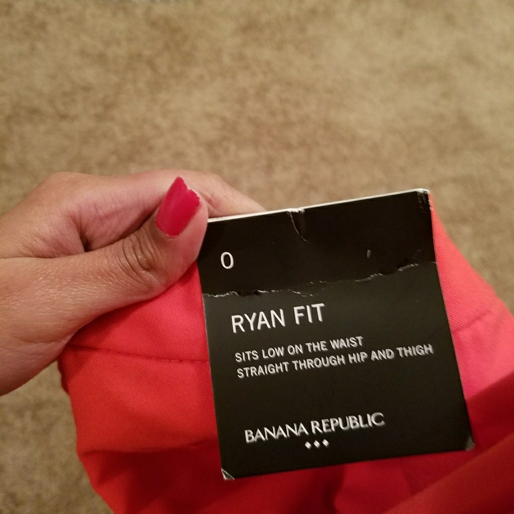 Banana republic coral pants