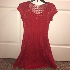 Beautiful red dress only worn once to homecoming