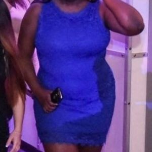 Blue dress