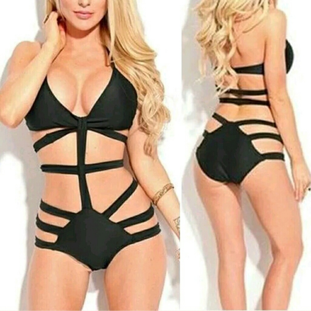 Black monokini