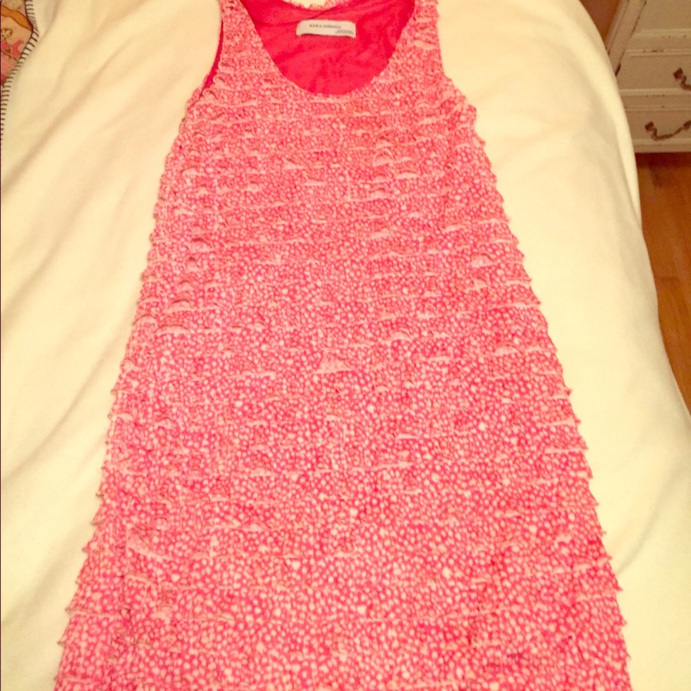 Zara ruffle dress