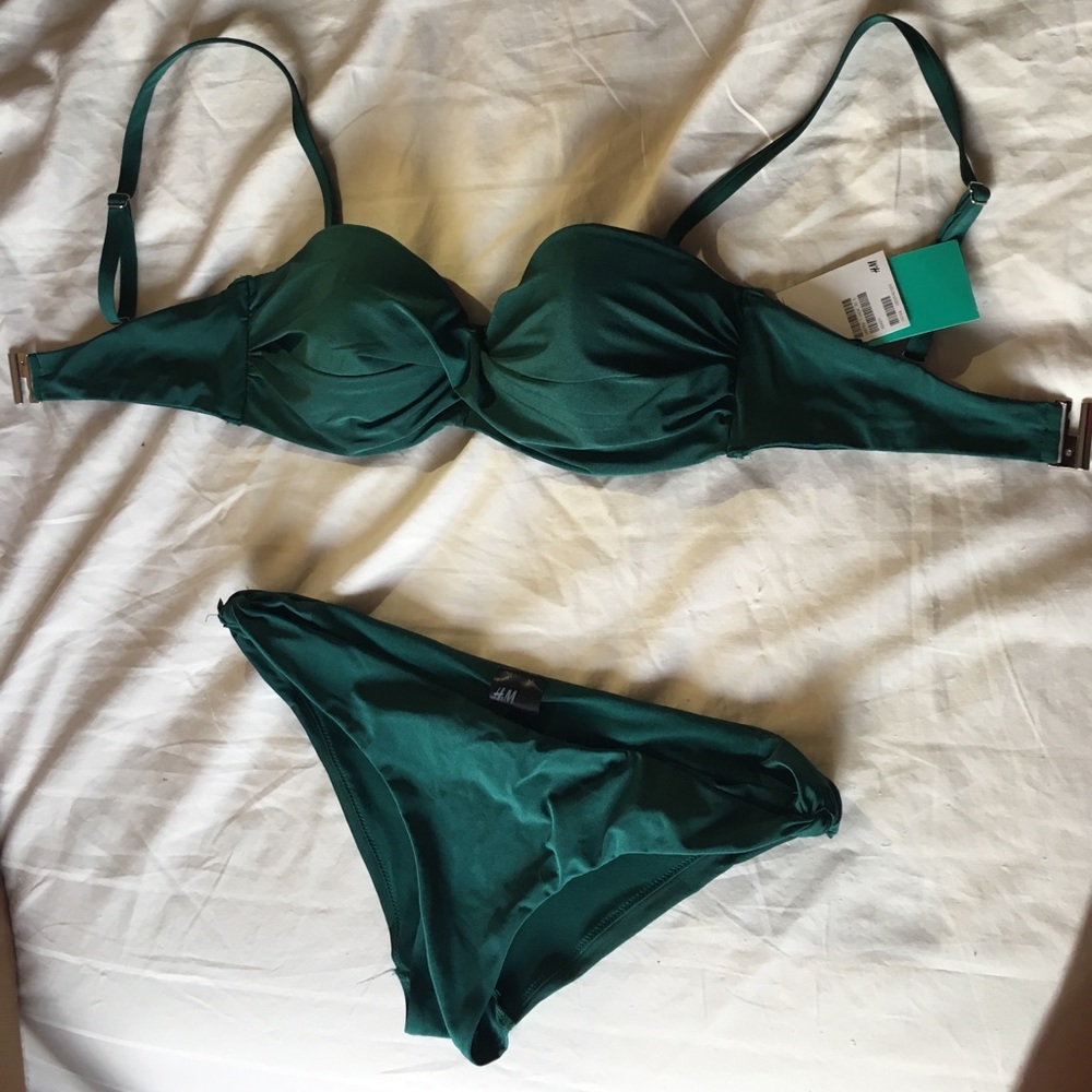 H&M emerald bikini