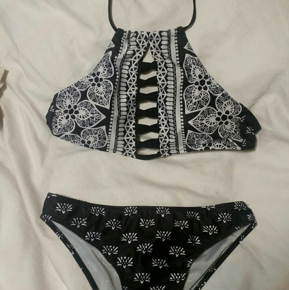 Bakini halter top and bottoms
