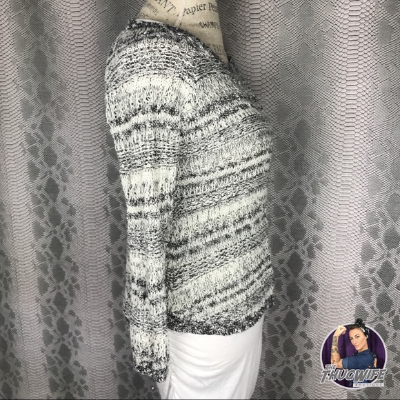 Lucky brand grey knit sweater - Picture 3 of 6