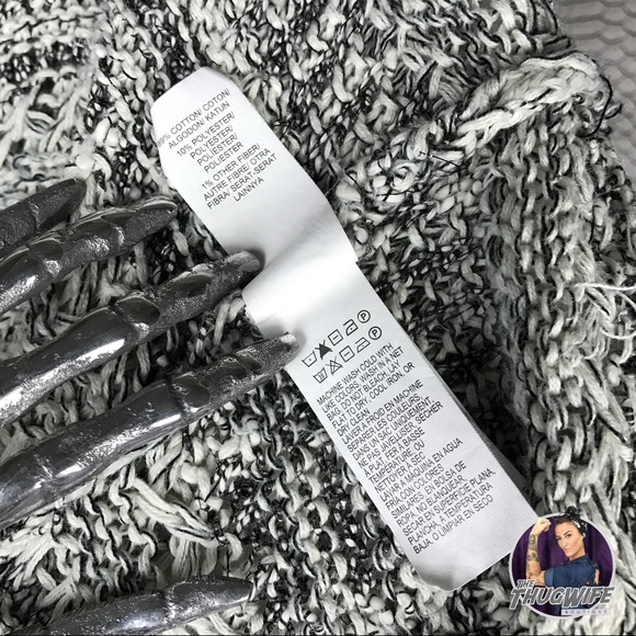 Lucky brand grey knit sweater - Picture 5 of 6