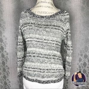 Lucky brand grey knit sweater