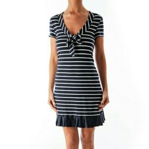 Nanette Lepore Nautical Striped Dress Sz Large