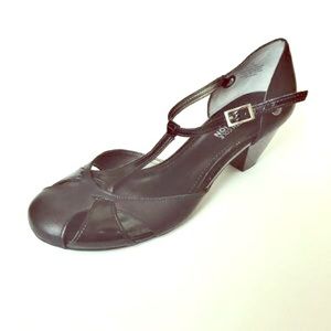 Classic t-strap heels