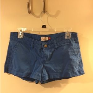 Blue shorts