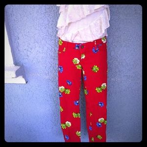 Women's Hollister flower Jeggings