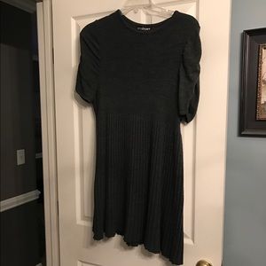 Lane Bryant gray sweater dress