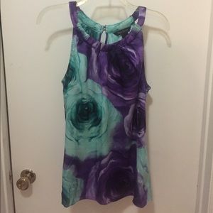 Green/purple WHBM top