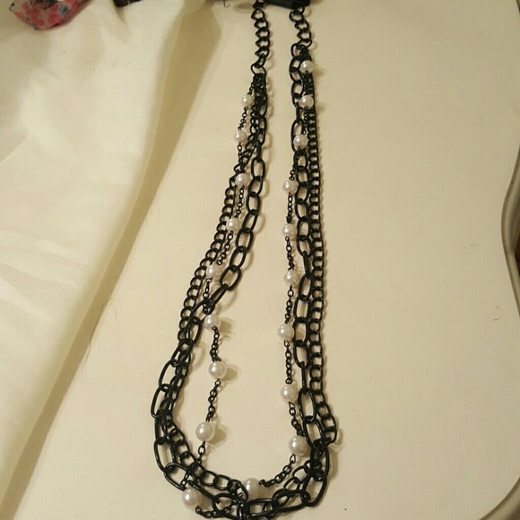 Pearl Chain Necklace - Picture 1 of 2