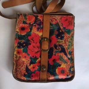 Patricia Nash Boho Floral Small Crossbody Bag