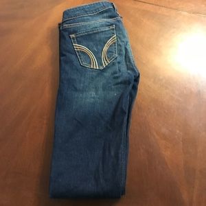 Dark wash boot cut jeans