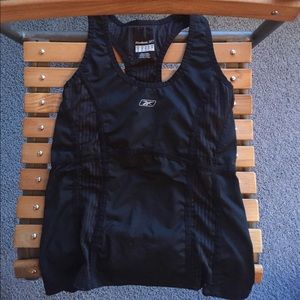 Reebok dri fit tank top with mesh