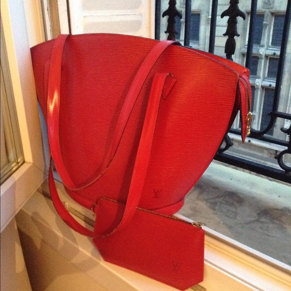 Vintage EPI Leather Louis Vuitton Saint Jacques GM