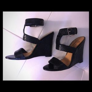 Mark and James by Badgley Mischka black snake shoe