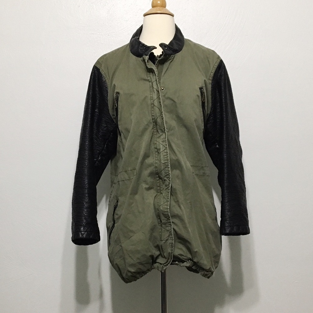 Victoria's Secret green and black jacket