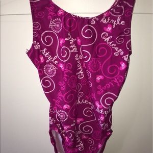 Gymnastics leotard