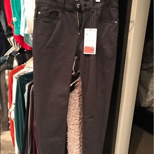 Zara Black Mid-Rise Skinny Jeans Size 6