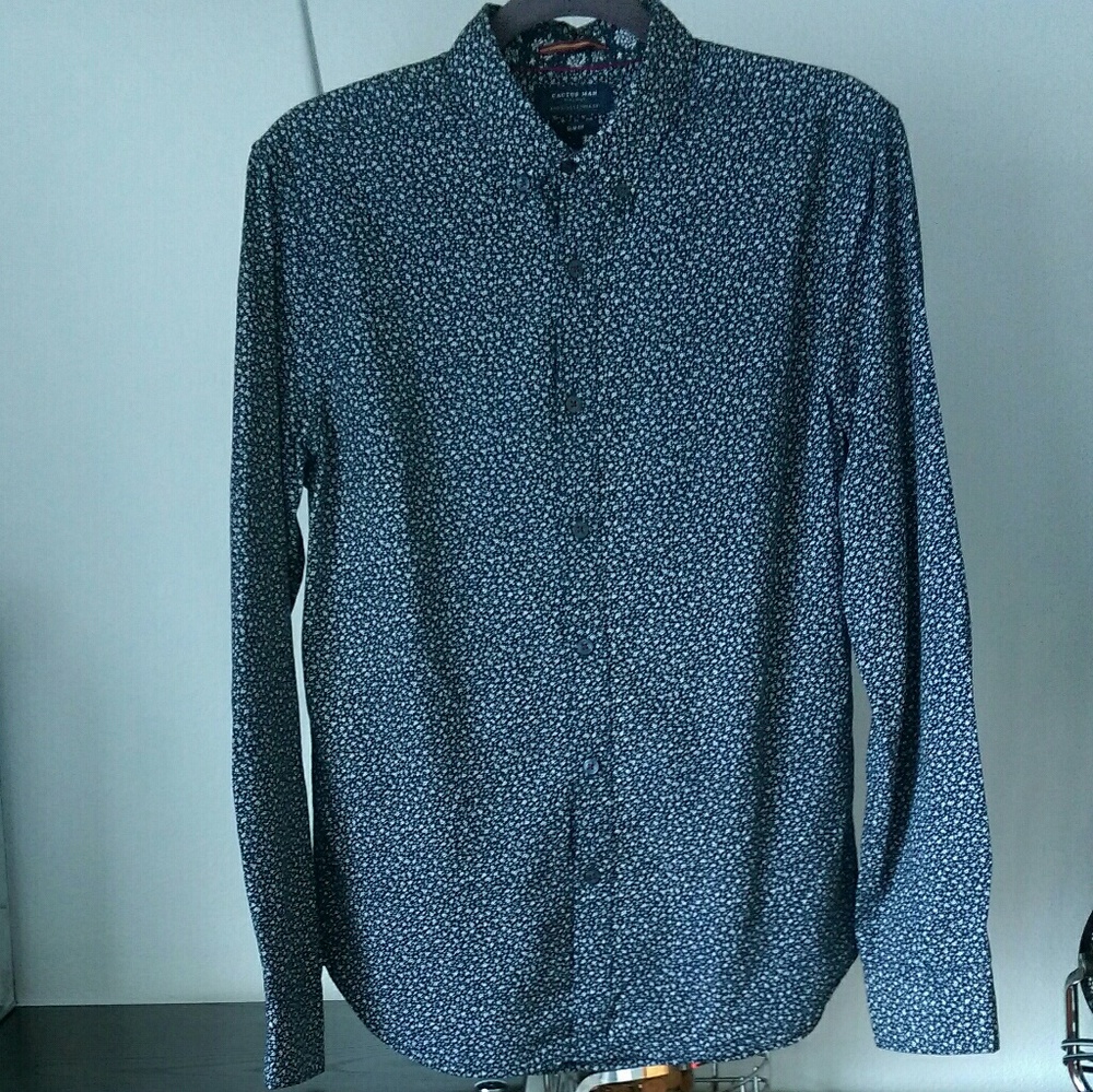Cactus Man Slim Fit Button Down
