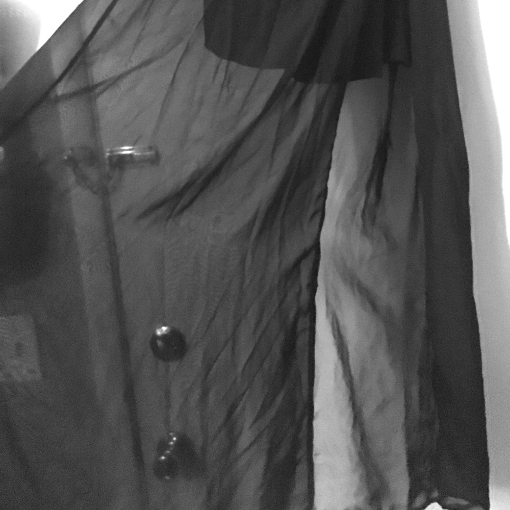 NWOT black maxi skirt