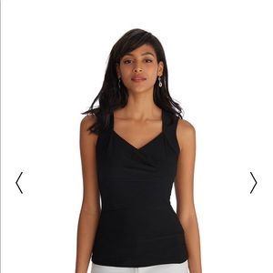 WHBM Sleeveless Black Shell Top. Like New. XS