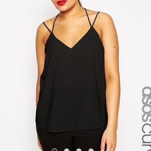 Black Asos Curve Strappy Too