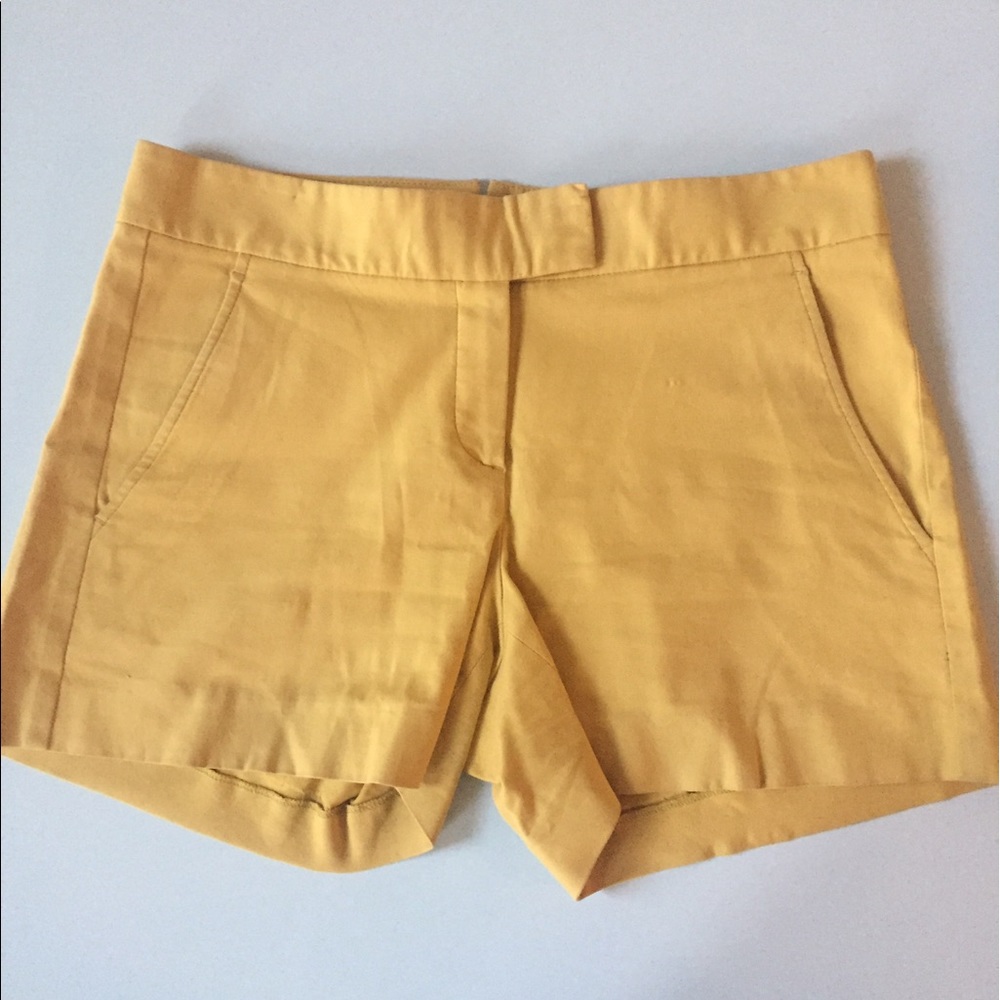 Theory mustard colored shorts - 8