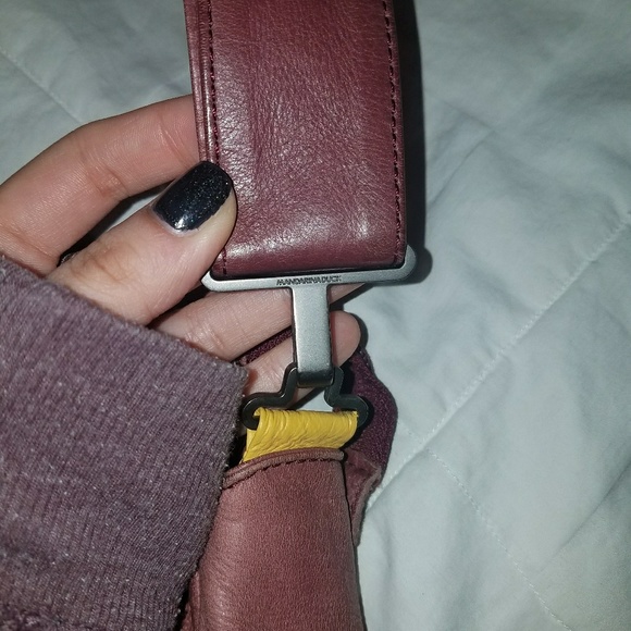 Light Plum Pleated cross body - Picture 4 of 7