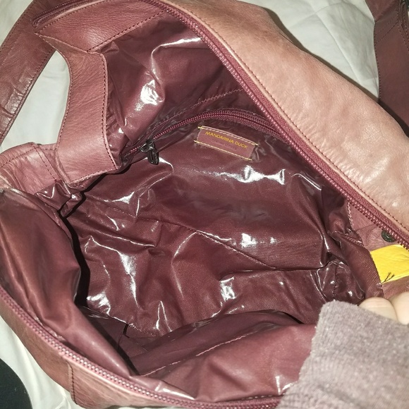 Light Plum Pleated cross body - Picture 6 of 7