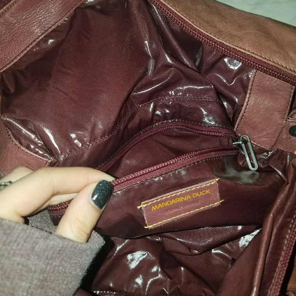 Light Plum Pleated cross body - Picture 7 of 7