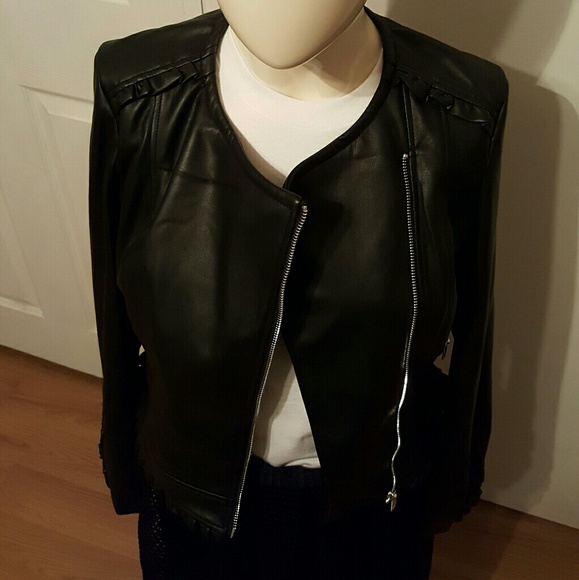 NWT Zara TRF faux leather Jacket - Picture 3 of 6