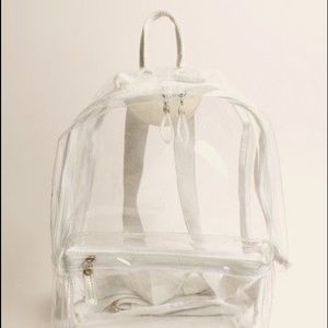 Brandy Melville Transparent Backpack