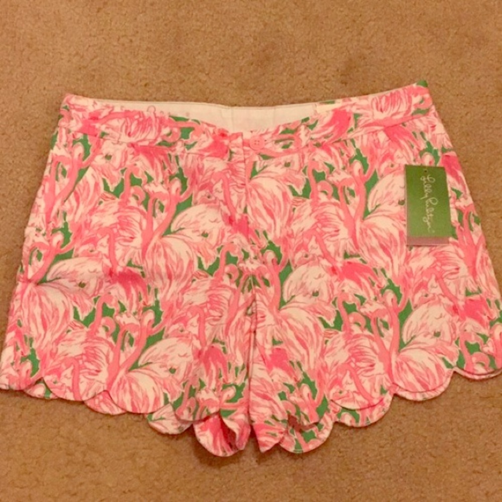Flamingo Buttercup Shorts