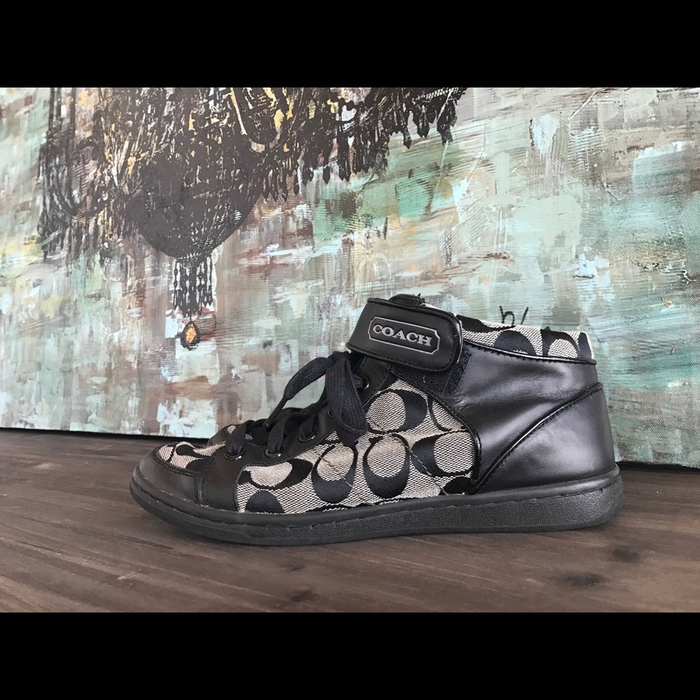 Coach high top sneakers